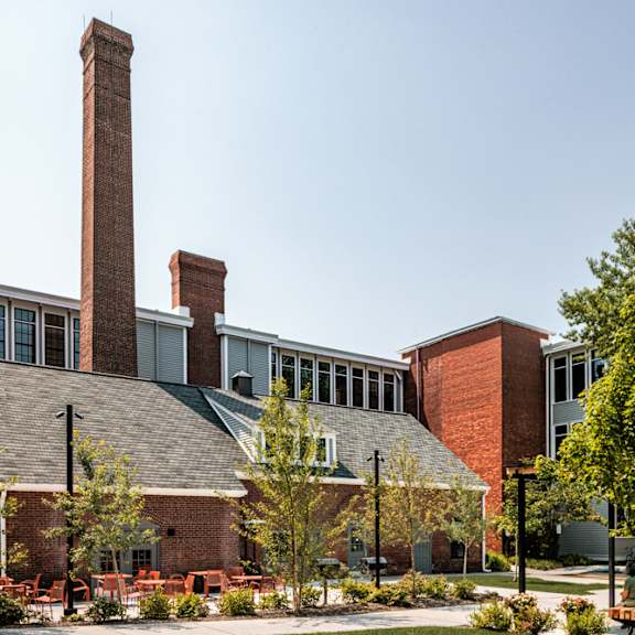 a red brick building