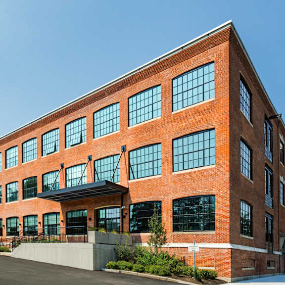 a red brick building