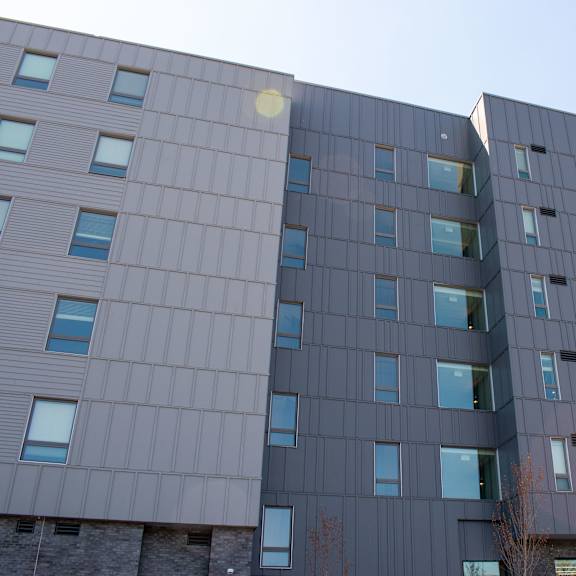 exterior property perspective at the loop at mattapan station, massachusetts
