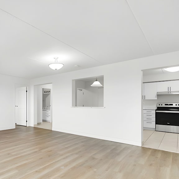 heritage place living room and kitchen