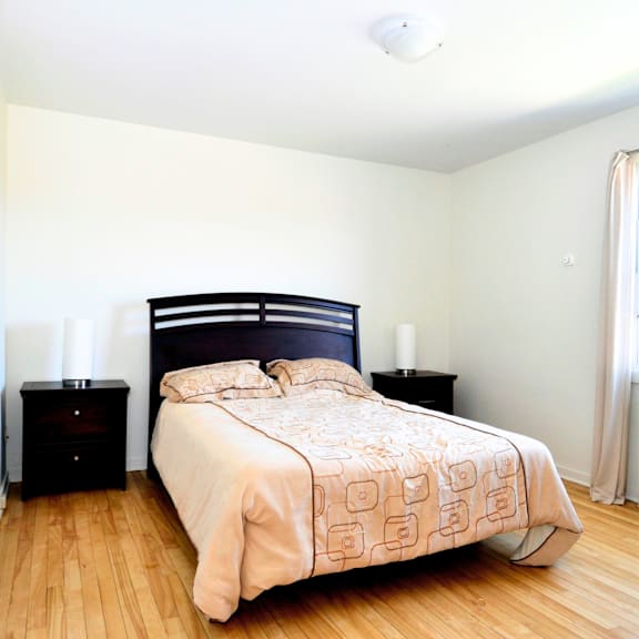 lakefront apartments bedroom