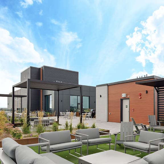 luma terrace seating