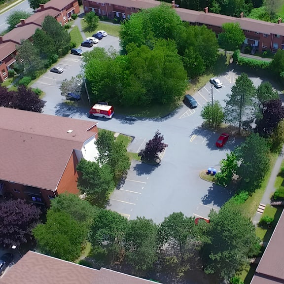 sheradon place aerial view