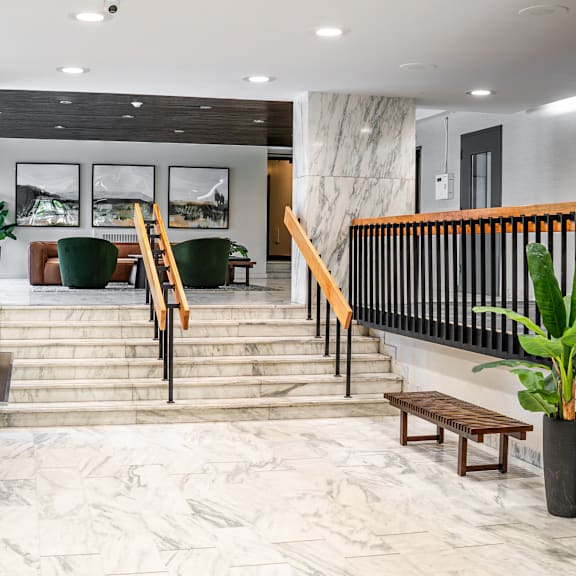 spring garden terrace entryway
