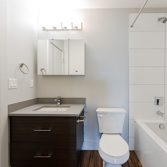 a white toilet sits next to a sink in a bathroom.