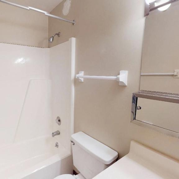 bathroom with bath tub at crown ridge apartments, franklin, oh