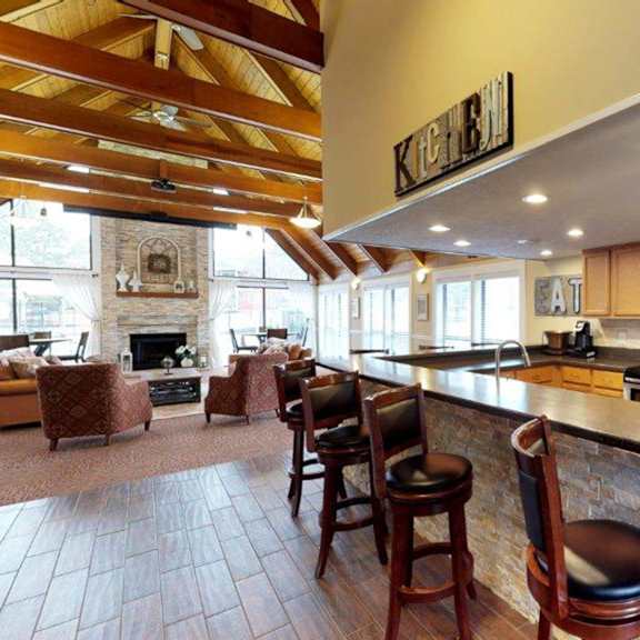 wooden flooring at deercross apartments, ohio