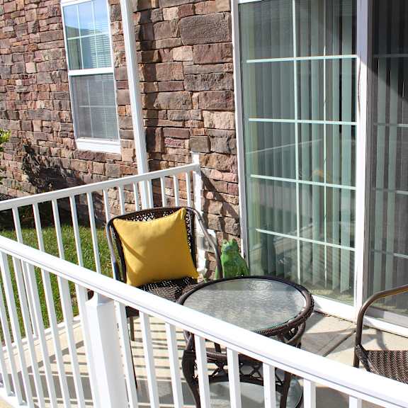 balcony at residences at northgate crossing, ohio
