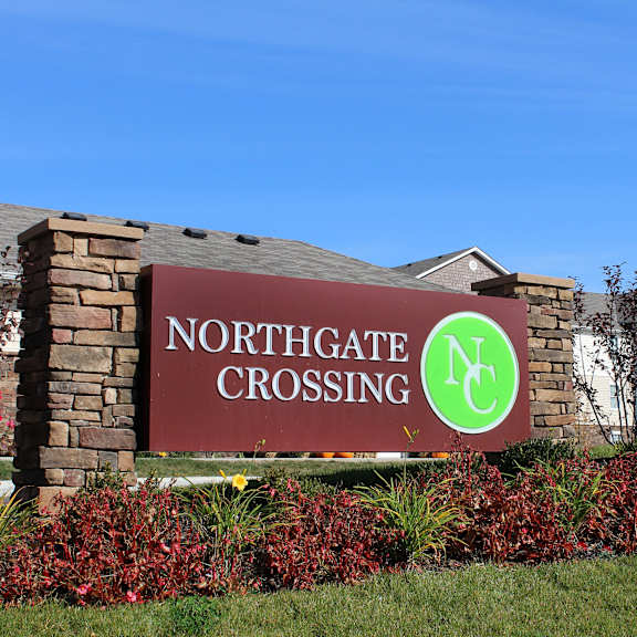 sign at residences at northgate crossing in columbus, oh