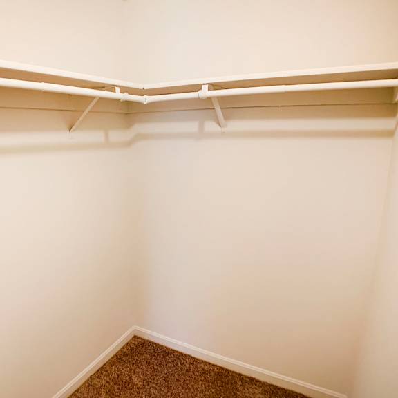 spacious closet at crown crossing apartments, amelia, oh, 45102