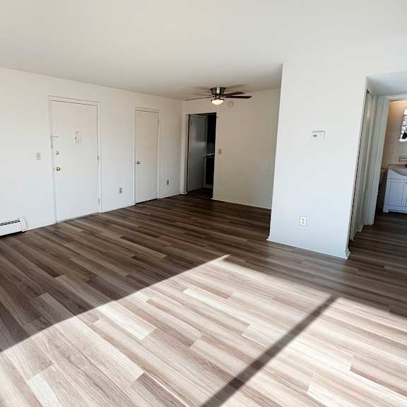 vacant living area at forest park apartments, forest park, oh, 45240