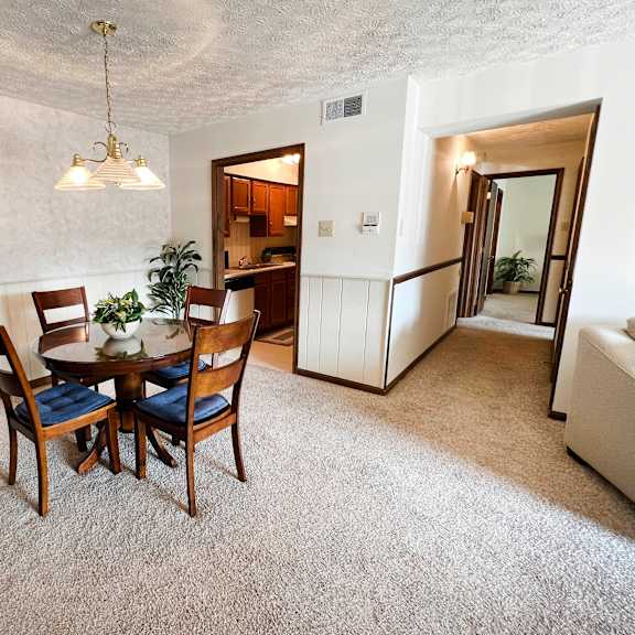 elegant dining space at grace court, ft. mitchell