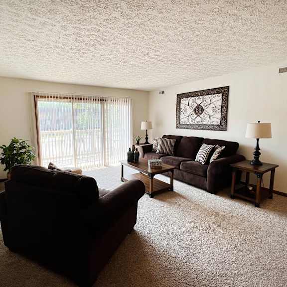 living room  at crestbrook apartments & townhomes, crescent spring, ky