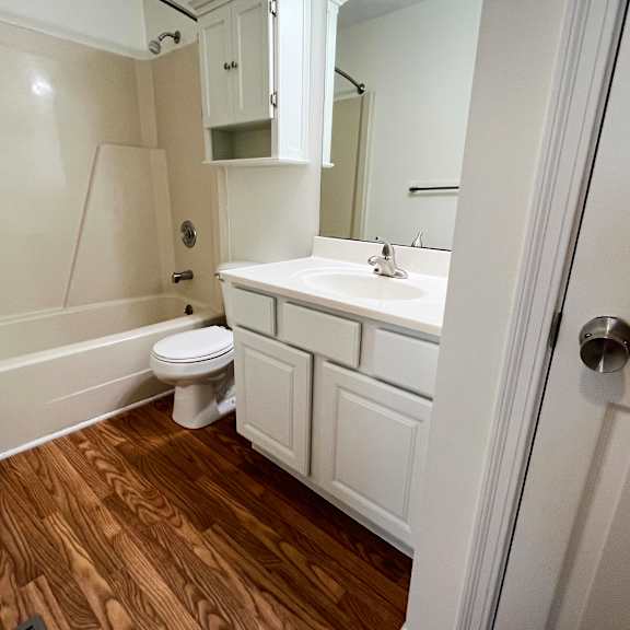 luxurious bathroom at the villas at kingswood, west chester, ohio