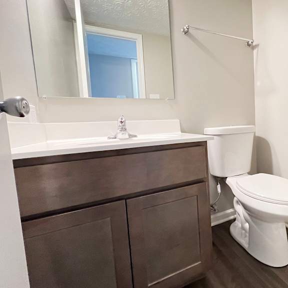 spacious bathrooms  at revere village apartments, ohio