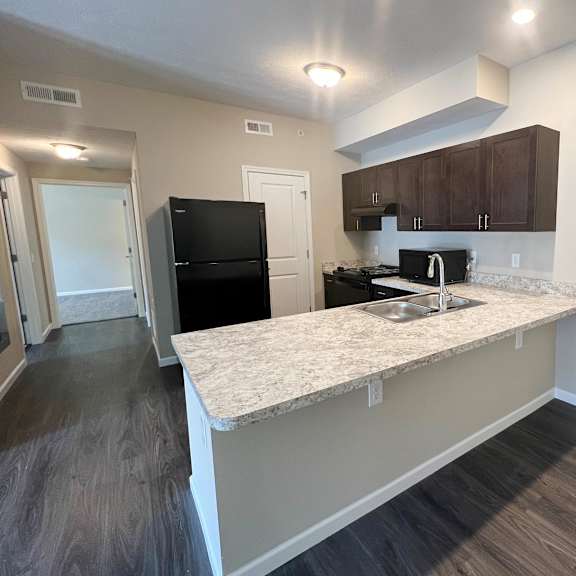 kitchen and cabinets at parkway trails, florence, kentucky