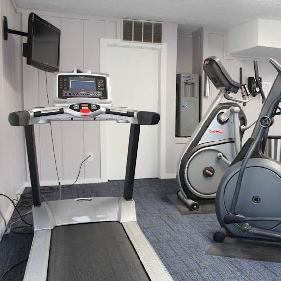 gym at timber ridge apartments, cincinnati