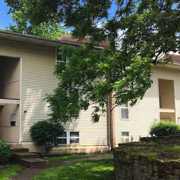 the front of our apartment building  at timber ridge apartments, ohio