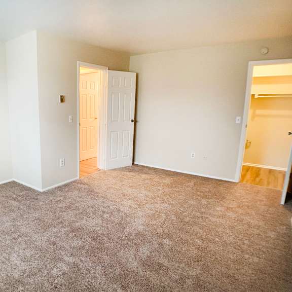 unfurnished bedroom at crown ridge apartments, franklin