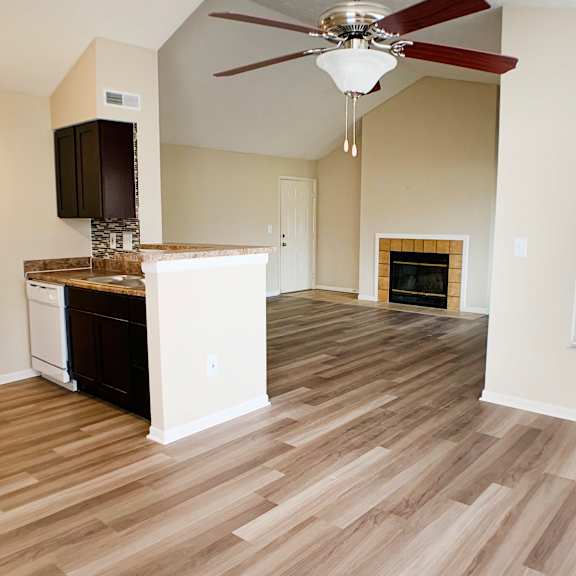 kitchen unit at the vinings apartments, cincinnati, 45245