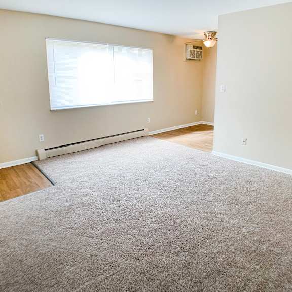 unfurnished living room at sharondale woods apartments, ohio