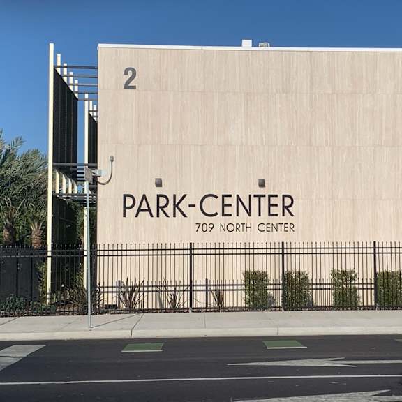 the building is called park-center and is located at 709 north center.