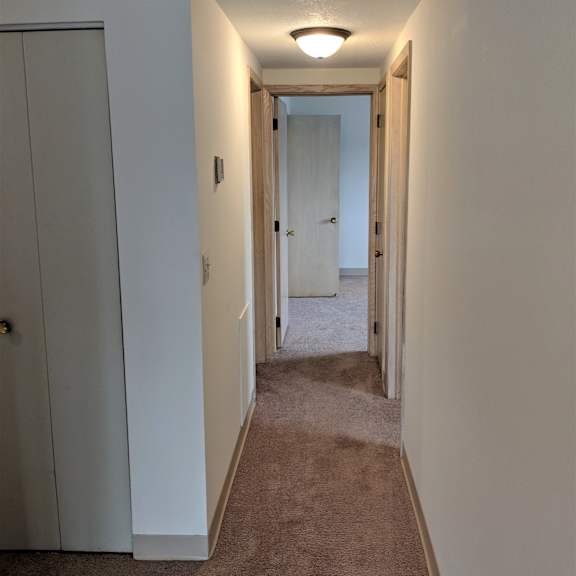 hallway at john snell apartments