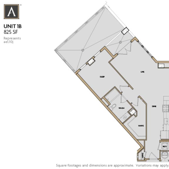 Thumbnail 11 of 17 A one bedroom apartment at Aertson Midtown in Nashville, TN 37203