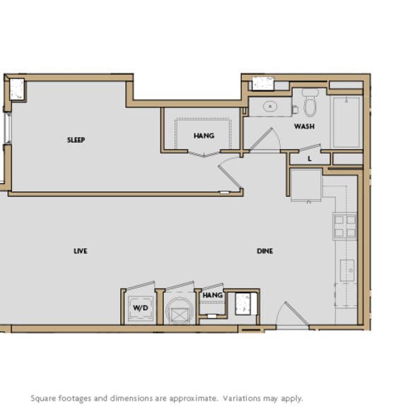 Thumbnail 16 of 17 A one bedroom apartment at Aertson Midtown in Nashville, TN 37203