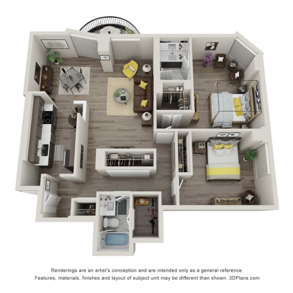 Thumbnail 1 of 2 2 Bedroom 01 22 Floor Plan at Durham, MN, 55435