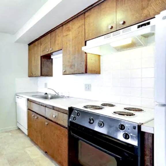 berkley manor apartments – kitchen - appliances included – ask for a tour - pet friendly