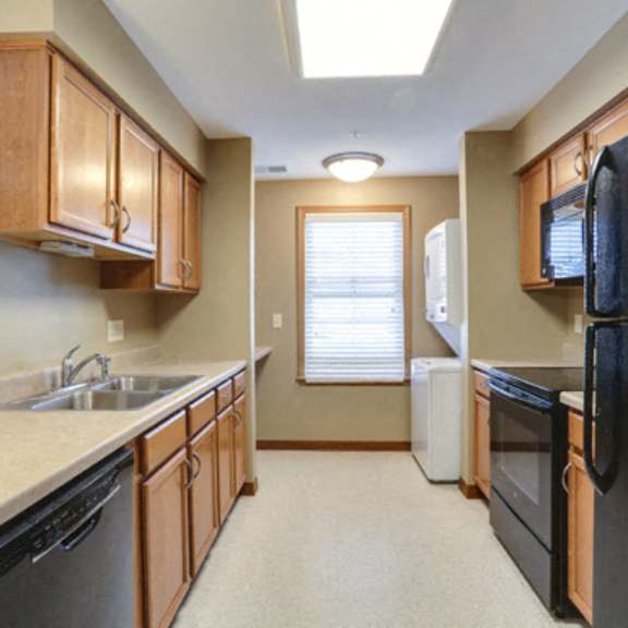 deer lakes apartments – kitchen - appliances included – garbage disposal – dish washer - in-unit washer and dryer - ask for a tour - pet friendly