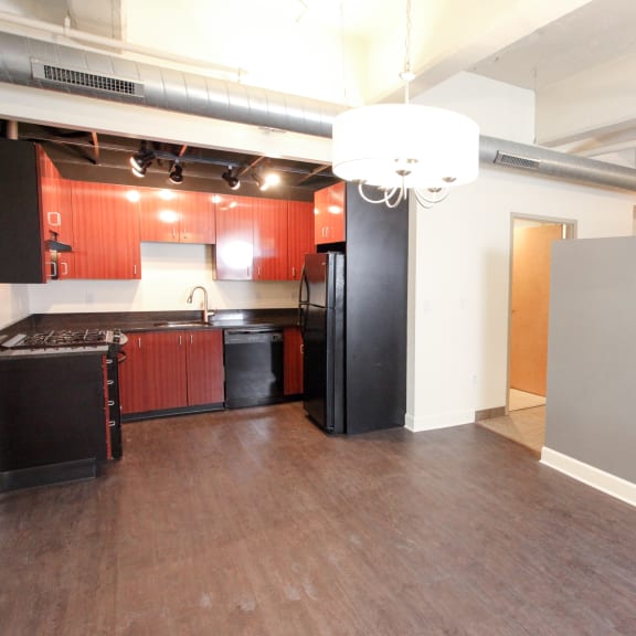 Thumbnail 4 of 6 Bright Kitchen at The Lofts at Elk Terminal, New York, 14204