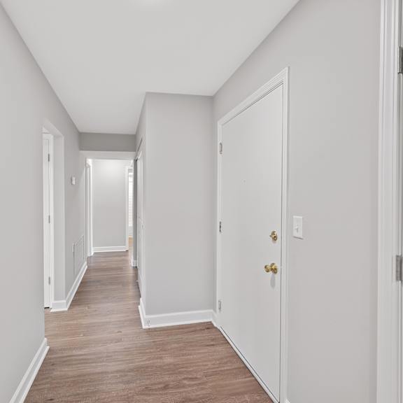 Thumbnail 3 of 25 Long Hallway at Indian Creek Apartments*, Cincinnati, 45236