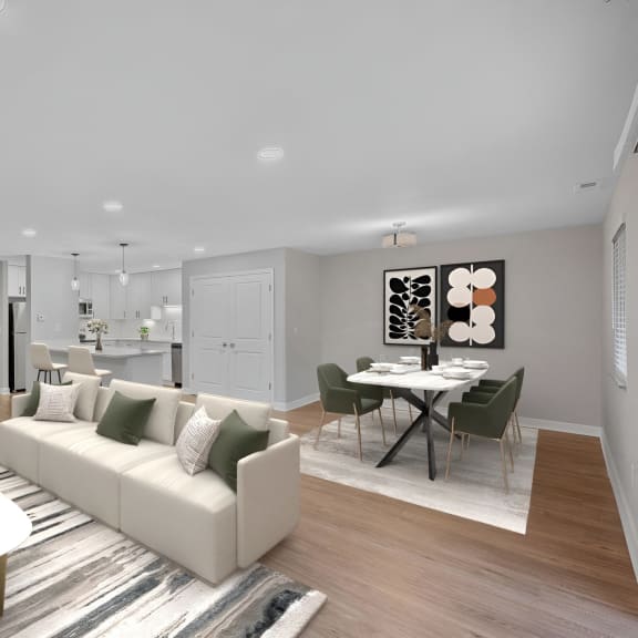 Thumbnail 5 of 10 Living And Dining at Indian Creek Apartments*, Cincinnati, Ohio