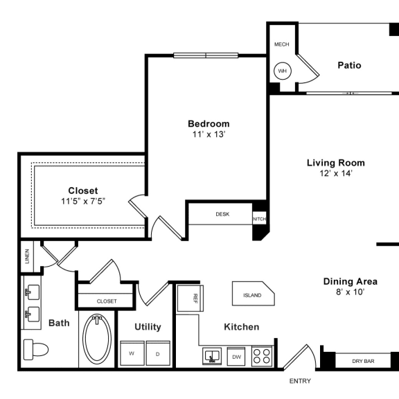 Thumbnail 2 of 2 Pomponette floor plan at Windsor at Meadow Hills, Aurora, Colorado
