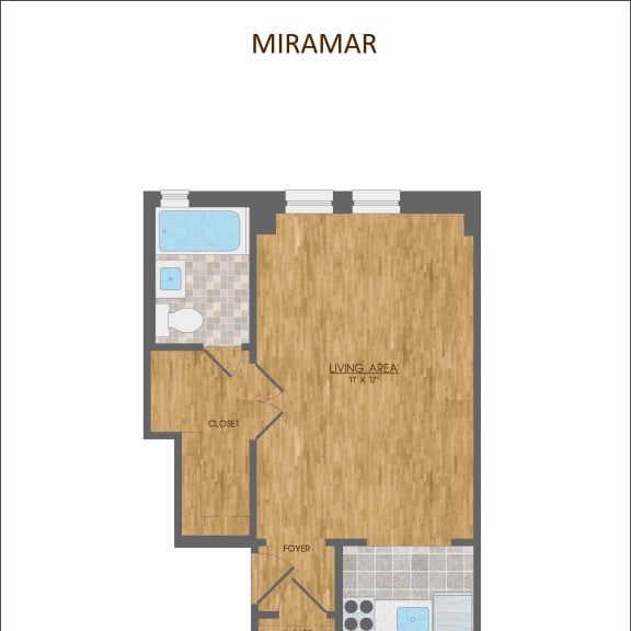 Thumbnail 3 of 11 R3E Floor Plan at Miramar, Washington, Washington