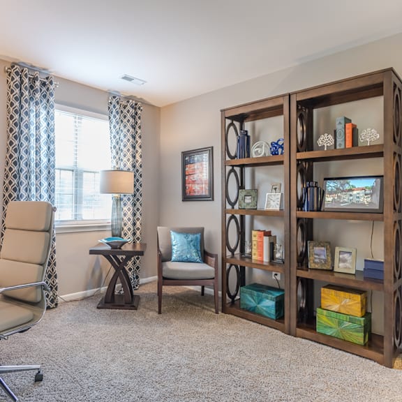 work space at versailles apartments, maryland
