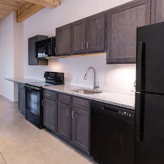 kitchen with appliances at 99 front, memphis