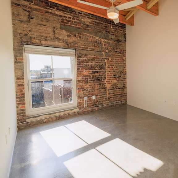 interior den with window at 99 front, memphis, tn