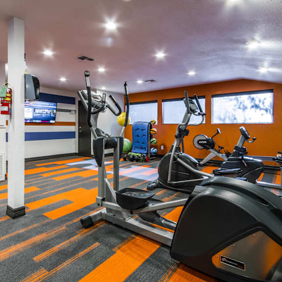 cardio machines at sausalito apartments, college station, 77840