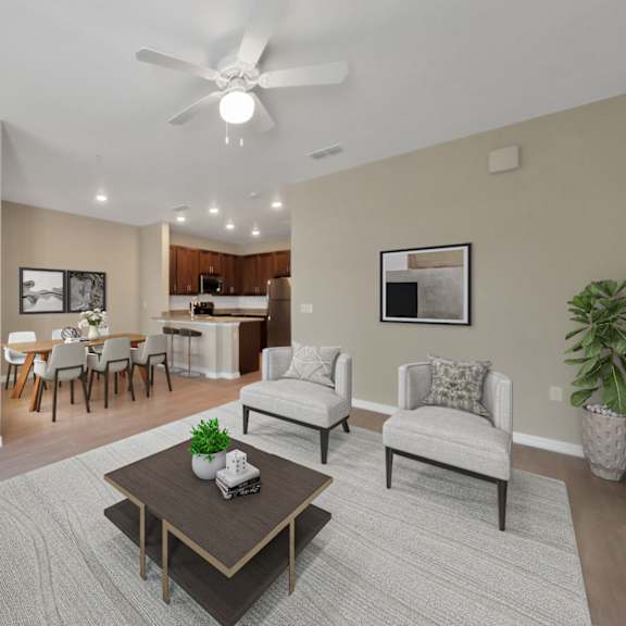 townhome living room