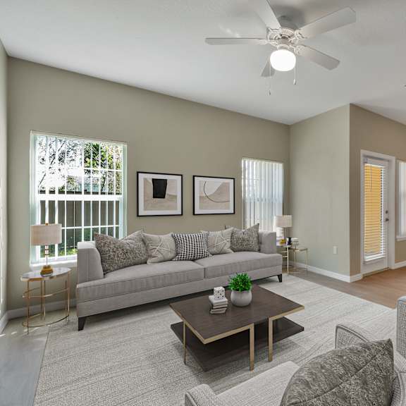 townhome living room
