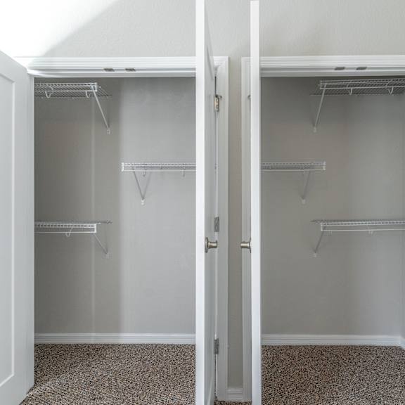 a walk in closet