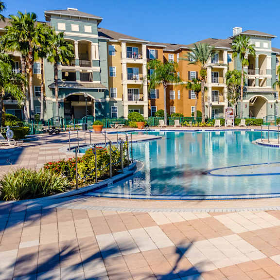 resort style pool