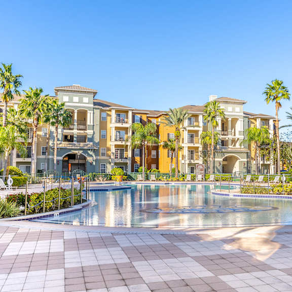 resort style pool