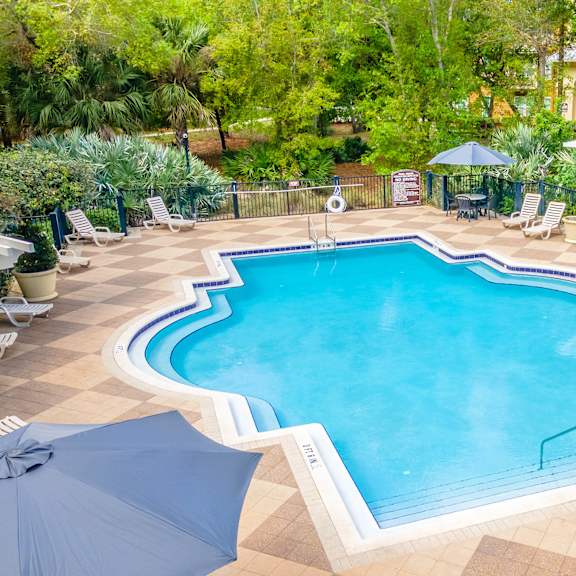 take a dip in our resort style pool