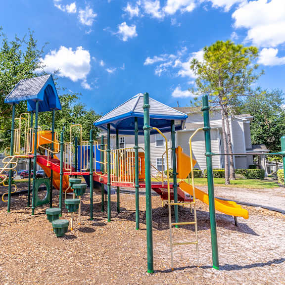 the playground at the apartments