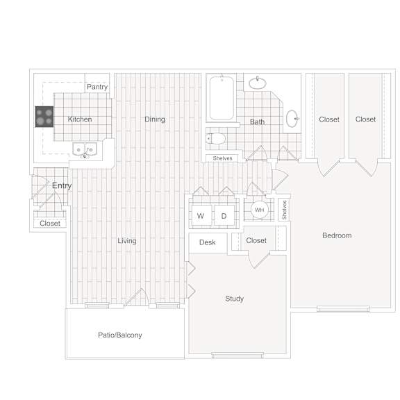 Thumbnail 2 of 2 a black and white floor plan of a house