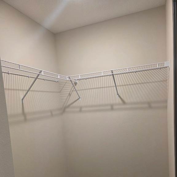 a walk-in closet